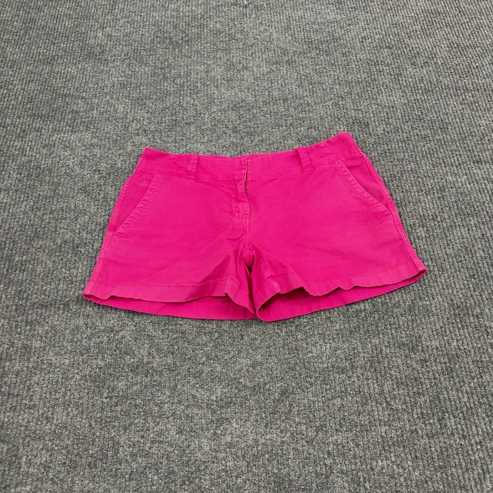Vineyard Vines Shorts Womens 0‎ Pink Cotton Stretch Chino Preppy Casual